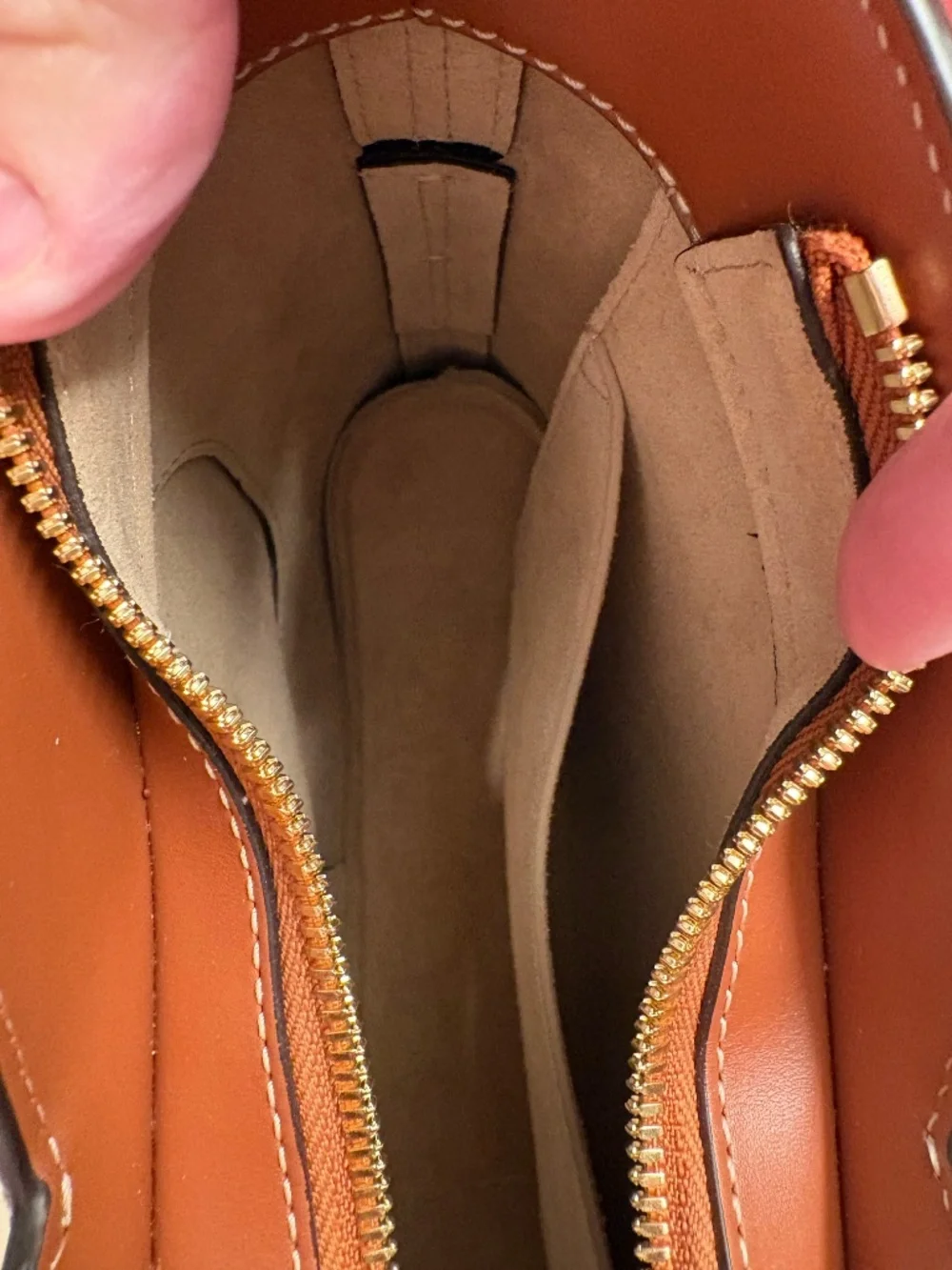 Polène Nodde Hobo Bag Cognac Leather – Excellent Condition + Dust Bag